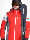 Miniaturansicht Deluni, Challenger 4 Skijacke Herren Red / Anthracite grau, rot 