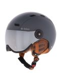 Miniaturansicht Deluni, Montano Pro 2 Skihelm mit Visier Unisex Matt Dark Grey grau 