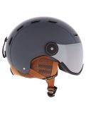 Miniaturansicht Deluni, Montano Pro 2 Skihelm mit Visier Unisex Matt Dark Grey grau 