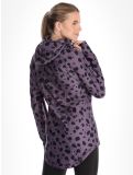 Miniaturansicht Eivy, Icecold Hood Thermoshirt Damen Purple Cheetah schwarz, violett 