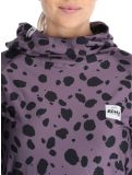 Miniaturansicht Eivy, Icecold Hood Thermoshirt Damen Purple Cheetah schwarz, violett 