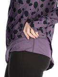 Miniaturansicht Eivy, Icecold Hood Thermoshirt Damen Purple Cheetah schwarz, violett 