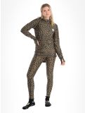 Miniaturansicht Eivy, Icecold Hood Thermoshirt Damen Leopard braun 