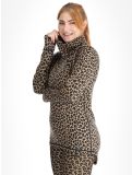 Miniaturansicht Eivy, Icecold Wool Thermoshirt Damen Leopard braun 