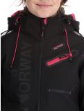 Miniaturansicht Geographical Norway, Reine Softshell Skijacke Damen Black / Pink rosa, schwarz 