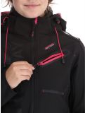 Miniaturansicht Geographical Norway, Reine Softshell Skijacke Damen Black / Pink rosa, schwarz 