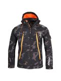 Miniaturansicht Geographical Norway, Torry Camo 007 Softshell Skijacke Herren orange, schwarz 