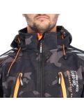 Miniaturansicht Geographical Norway, Torry Camo 007 Softshell Skijacke Herren orange, schwarz 