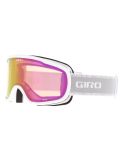 Miniaturansicht Giro, Moxie Skibrille Unisex White & Grey Chute - Amber Pink grau, weiß 