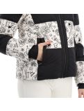 Miniaturansicht Head, Ashley Skijacke Damen legacy print ivory weiß 