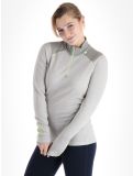 Miniaturansicht Helly Hansen, Lifa Merino Midweight 1/2 Zip Pullover Damen Mellow Grey grau 