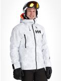 Miniaturansicht Helly Hansen, Sogn Shell 2.0 Hardshell Skijacke Herren Grey Fog Snow Camo AOP grau, weiß 