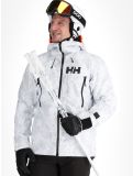 Miniaturansicht Helly Hansen, Sogn Shell 2.0 Hardshell Skijacke Herren Grey Fog Snow Camo AOP grau, weiß 