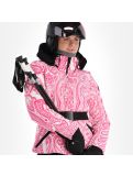 Miniaturansicht High Society, Elea Skijacke Damen paisley print rosa 