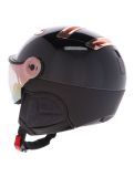 Miniaturansicht Kask, Piuma-R Chrome Visor Skihelm mit Visier Unisex Black/Pink Gold rosa, weiß 