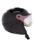 Miniaturansicht Kask, Piuma-R Chrome Visor Skihelm mit Visier Unisex Black/Pink Gold rosa, weiß 