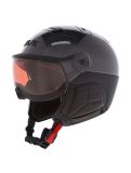 Miniaturansicht Kask, Piuma-R Elite Skihelm mit Visier Unisex Carbon/Black schwarz 