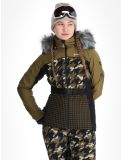 Miniaturansicht Kilpi, Clair Skijacke Damen Khaki grün, schwarz 