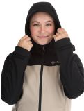 Miniaturansicht Kilpi, Ravia Softshell Skijacke Damen Beige beige, schwarz 