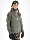 Miniaturansicht Kilpi, Ravia Softshell Skijacke Damen Dark Green grün 