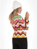 Miniaturansicht Kou Sportswear, Chevron Pullover Damen Colourful grün, mehrfarbig, orange 