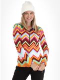 Miniaturansicht Kou Sportswear, Chevron Pullover Damen Colourful grün, mehrfarbig, orange 