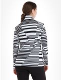 Miniaturansicht Kou Sportswear, Stripes Pullover Damen Black-White schwarz, weiß 