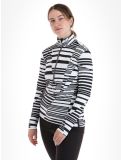 Miniaturansicht Kou Sportswear, Stripes Pullover Damen Black-White schwarz, weiß 