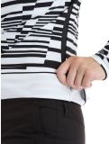 Miniaturansicht Kou Sportswear, Stripes Pullover Damen Black-White schwarz, weiß 