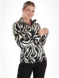 Miniaturansicht Kou Sportswear, Wild Print Pullover Damen Black-Beige beige, schwarz 