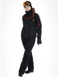 Miniaturansicht Maier Sports, Lunada Skijacke Damen Black / Salsa rot, schwarz 