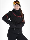 Miniaturansicht Maier Sports, Lunada Skijacke Damen Black / Salsa rot, schwarz 