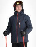 Miniaturansicht Maier Sports, Oravice Skijacke Herren Graphite / Paprika Flame grau, orange 