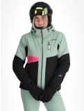 Miniaturansicht Maier Sports, Vidra Skijacke Damen Black / Luscious Moss / Pink Flambé grün, rosa, schwarz 