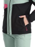 Miniaturansicht Maier Sports, Vidra Skijacke Damen Black / Luscious Moss / Pink Flambé grün, rosa, schwarz 