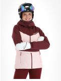 Miniaturansicht O'Neill, Aplite Skijacke Damen Windsor Wine Colour Block burgund, rosa 