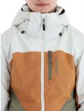 Miniaturansicht O'Neill, Carbonite Skijacke Damen London Fog Colour Block braun, grün, weiß 