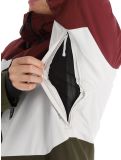 Miniaturansicht O'Neill, Carbonite Skijacke Herren Windsor Wine Colour Block burgund, grün, weiß 