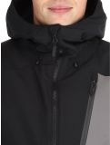 Miniaturansicht O'Neill, Hammer Block Snow Skijacke Herren Black Out Colour Block grau, schwarz 