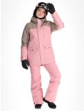 Miniaturansicht O'Neill, Utility Hybrid Skijacke Damen Genuine Pink Colour Block braun, rosa, weiß 