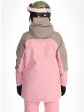 Miniaturansicht O'Neill, Utility Hybrid Skijacke Damen Genuine Pink Colour Block braun, rosa, weiß 