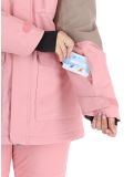 Miniaturansicht O'Neill, Utility Hybrid Skijacke Damen Genuine Pink Colour Block braun, rosa, weiß 