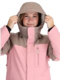 Miniaturansicht O'Neill, Utility Hybrid Skijacke Damen Genuine Pink Colour Block braun, rosa, weiß 