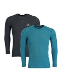 Miniaturansicht Odlo, Active Warm 2 Pack Thermoshirt Herren coral blau, schwarz 