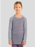 Miniaturansicht Odlo, Active Warm Eco Thermoshirt Kinder Misty Lilac - Gray Ridge grau, rosa 