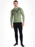 Miniaturansicht Odlo, Active Warm Eco Graphic Thermoshirt Herren Matte Green grün 