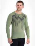 Miniaturansicht Odlo, Active Warm Eco Graphic Thermoshirt Herren Matte Green grün 