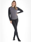 Miniaturansicht Odlo, Natural Performance PW 150 Thermoshirt Damen Grey Melange - Dark Grey Melange grau 