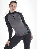 Miniaturansicht Odlo, Natural Performance PW 150 Pullover Damen Grey Melange - Dark Grey Melange grau 