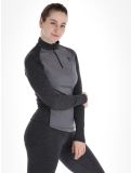 Miniaturansicht Odlo, Natural Performance PW 150 Pullover Damen Grey Melange - Dark Grey Melange grau 